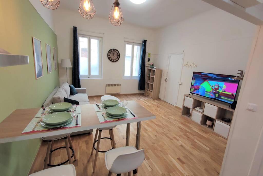 Апартаменты Joli T2 Proche Vieux-Port, Terrasses Du Port Et Metro Joliette Марсель Экстерьер фото